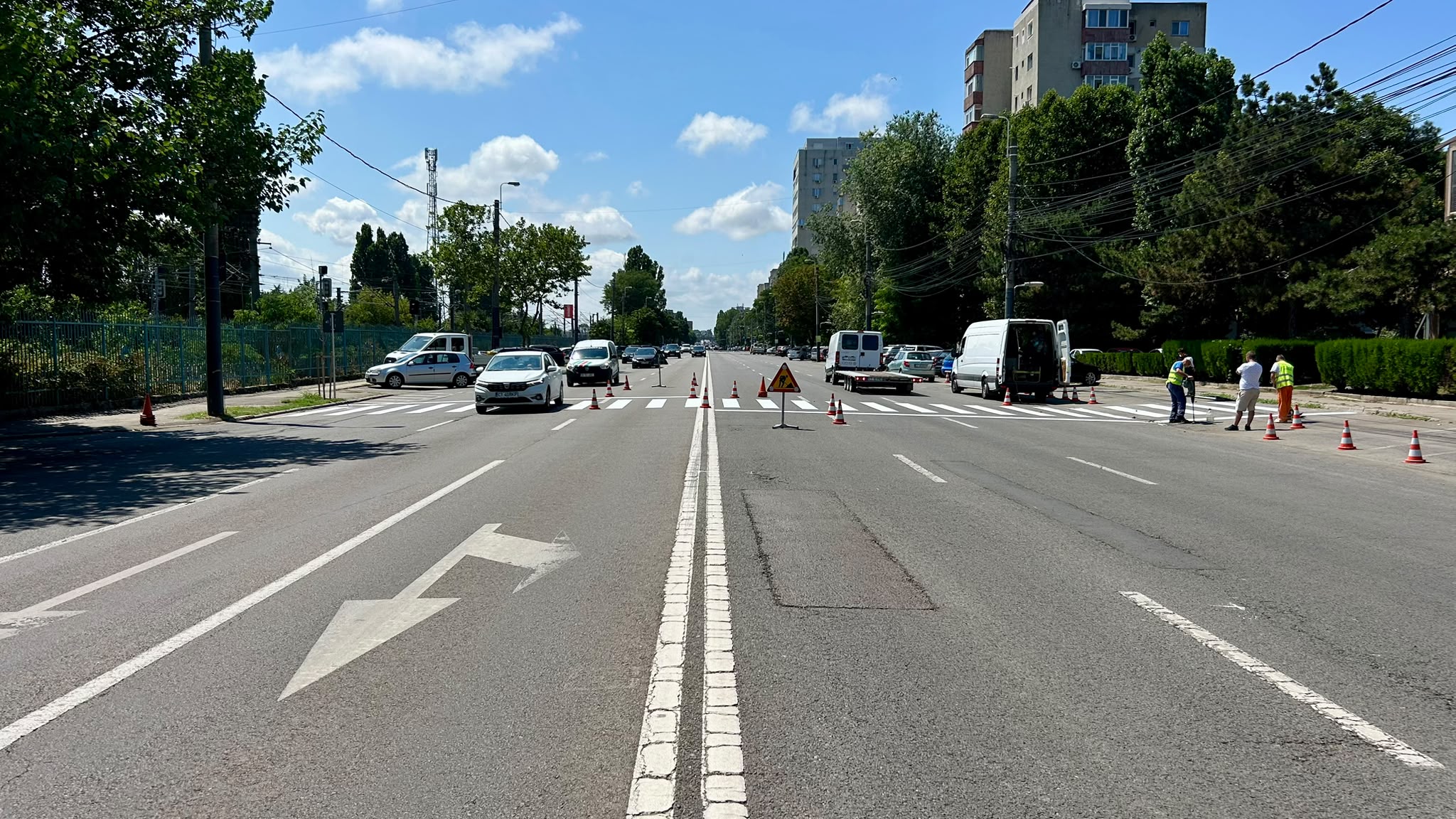 Schimbare în trafic, la Constanța! O trecere de pietoni este relocată pentru amenajarea unui sens giratoriu