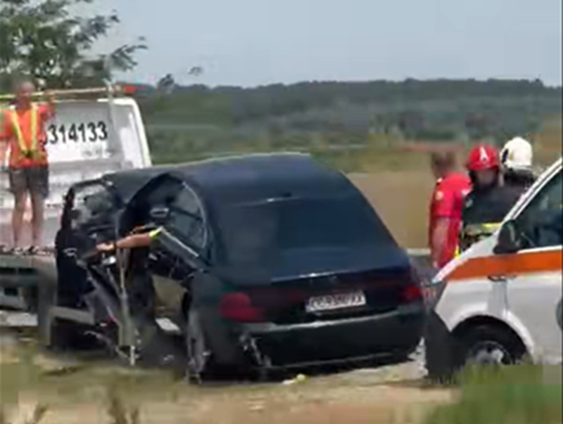 Accident pe Autostrada Soarelui. Patru autoturisme implicate într-o coliziune