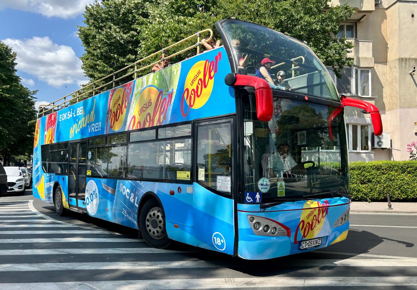 ANUNȚ CT BUS. Traseul liniei City Tour, deviat temporar din cauza aglomerației din Portul Comercial Constanța