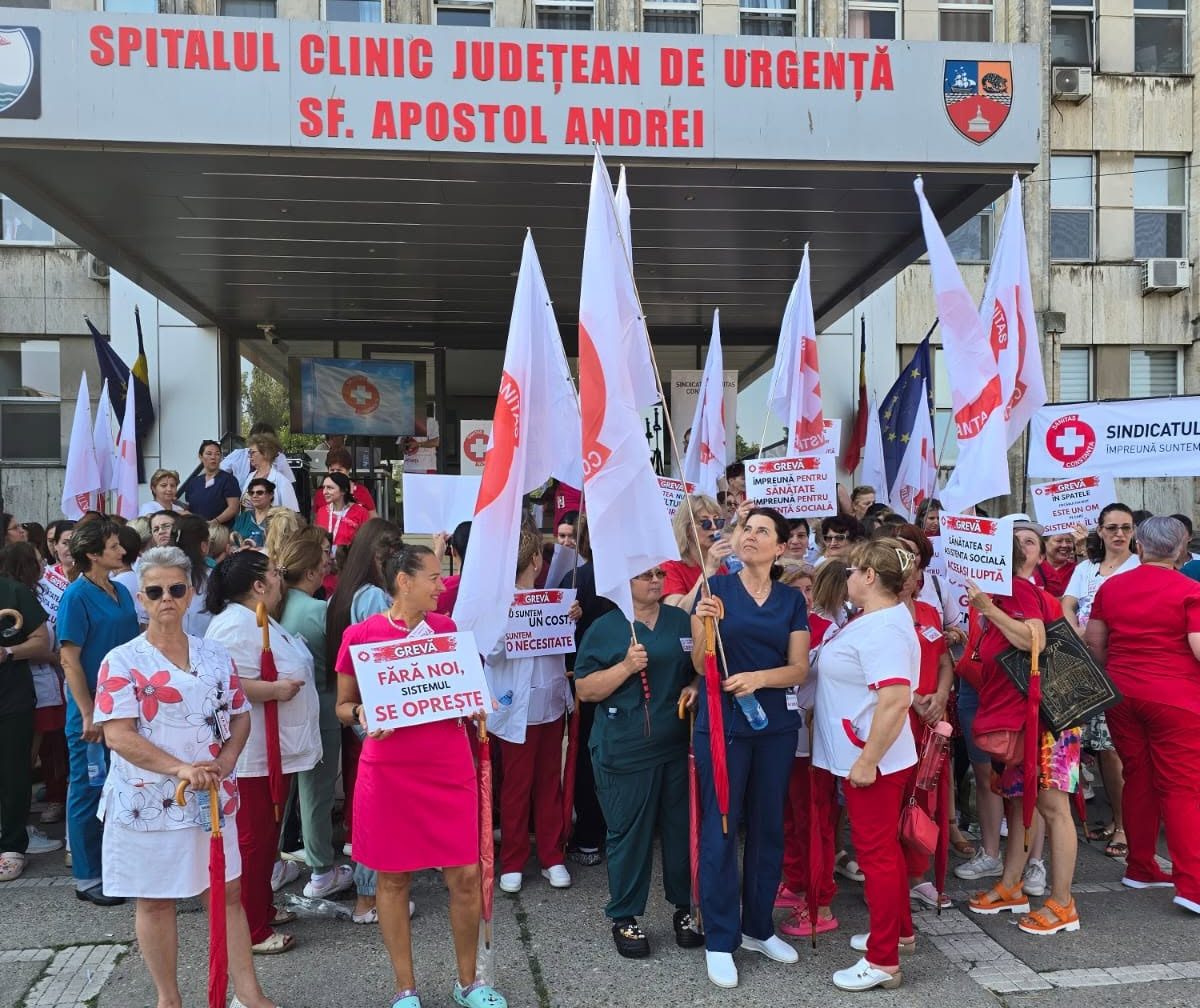 Grevă generală pe termen nelimitat în Sănătate. Peste 500 de spitale vor asigura doar asistenţa medicală şi serviciile esenţiale