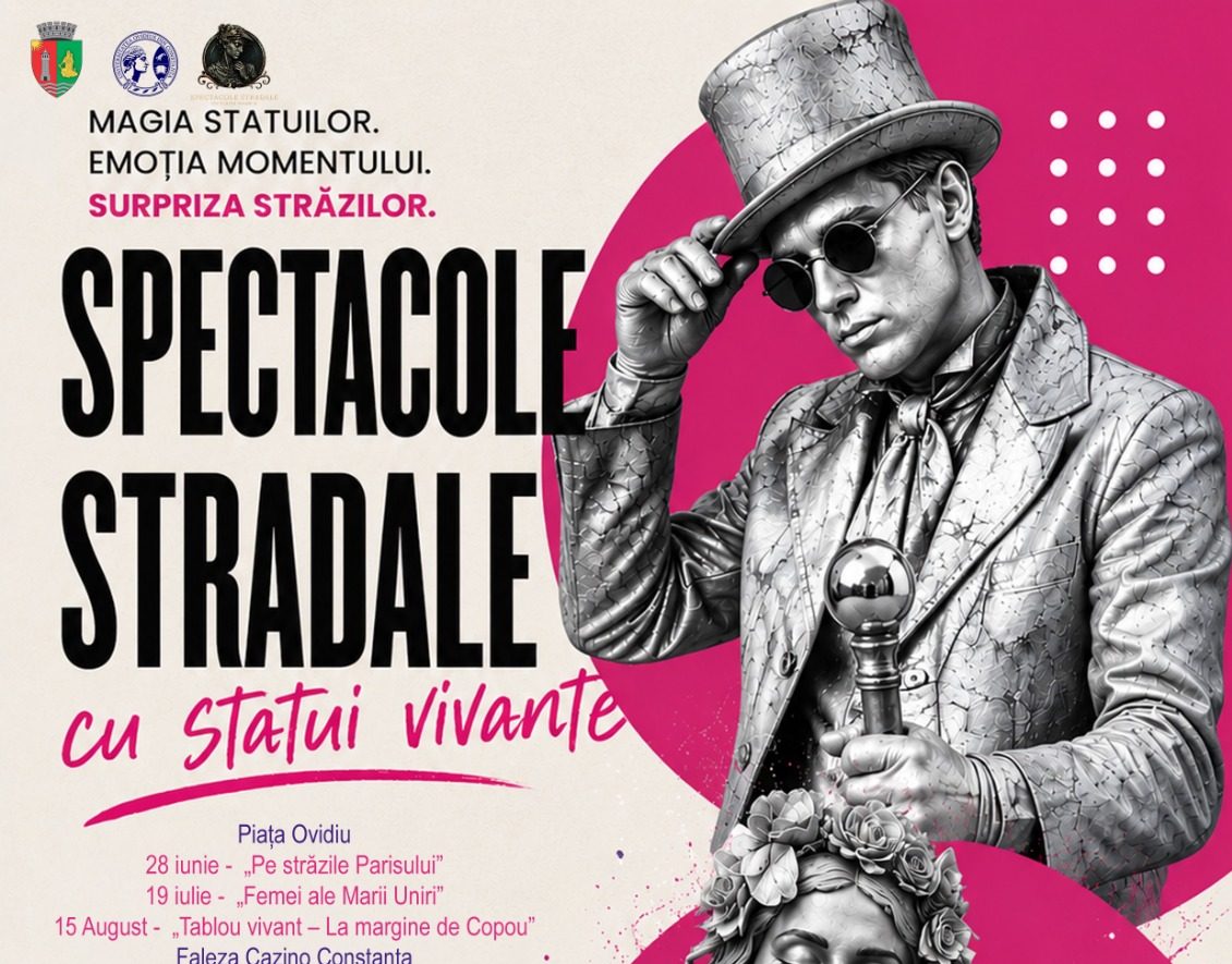 Istoria prinde viață în Piața Ovidiu. Duminică, statuile vivante spun povestea „Femeilor Marii Uniri”
