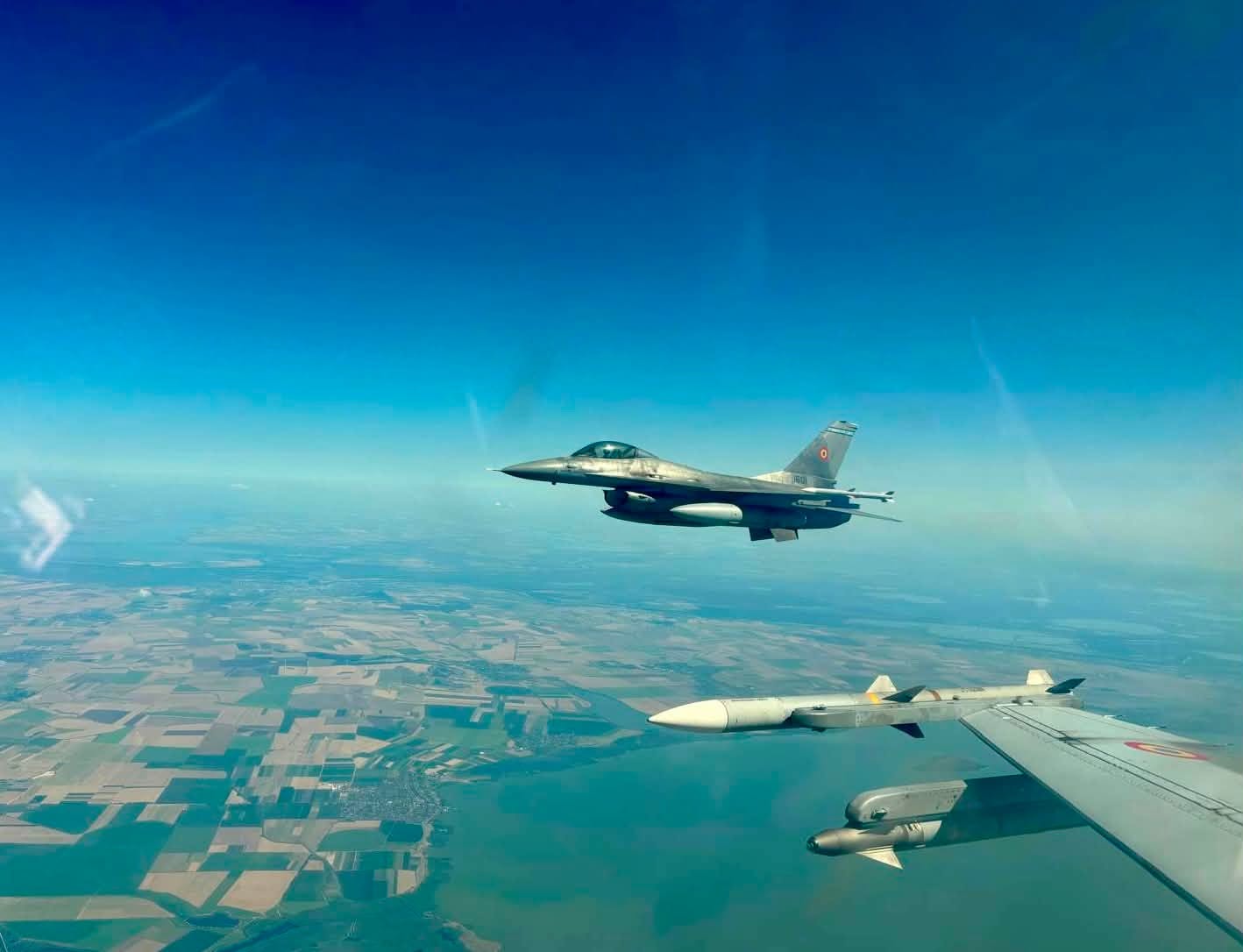 Alertă la granița României! F-16 au decolat de urgență, iar locuitorii din Tulcea au primit RO-Alert