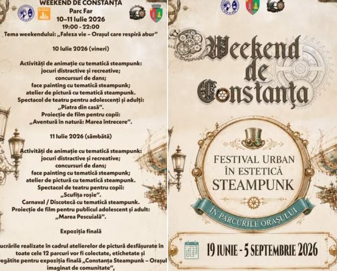 Weekend de Constanța revine cu spectacole și filme în Parcul de la Far