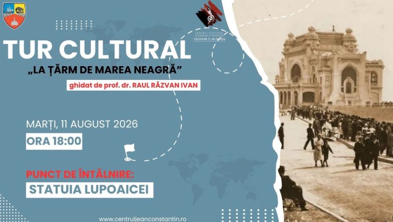 Tur cultural prin istoria maritimă a Constanței. Participanții sunt invitați să descopere poveștile orașului de la malul mării