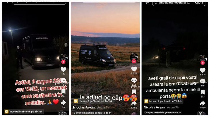 „Ambulanța neagră” dispare de pe TikTok după intervenția CNA