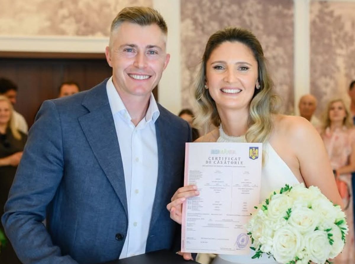 Irina Begu s-a căsătorit cu fostul tenismen Victor Crivoi